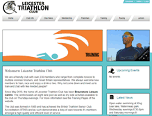 Tablet Screenshot of leicestertriathlonclub.co.uk